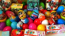 Киндер Сюрпризы.Unboxing Kinder Surprise eggs Трансформеры,Angry Birds,Маша и Медведь,Дисн