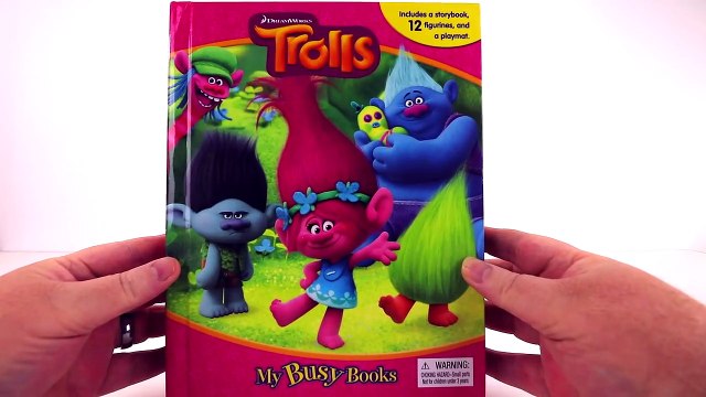 DREAMWORKS TROLLS MOVIE TOYS MY BUSY BOOKS WITH CHARACTERS POPPY BRANCH DJ SUKI AND MORE-OVUCofV