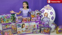 Disney Junior Videos SOFIA THE FIRST Giant Surprise Egg WORLD'S BIGGEST! FUN Disney Junior KIDS TOYS-bTvBW6