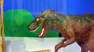 DINOSAUR SURPRISE EGGS HUNT with Slither.io Toys Blind Bags _ Trap Toy Dinosaurs with Snakes-TVsAN3ub