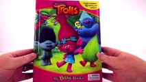 DREAMWORKS TROLLS MOVIE TOYS MY BUSY BOOKS WITH CHARACTERS POPPY BRANCH DJ SUKI AND MORE-OVUC