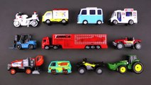 Learning Street Vehicles for Kids #4 - Hot Wheels, Matchbox, Tomica トミカ Cars and Trucks, Tayo 타요-mkIwwMGKK