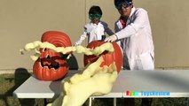 OOZING PUMPKIN Halloween Fun and Easy Science Experiments For Kids to do at Home Elephant Too