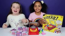 Kids vs Food Mouse Trap Toy Challenge Game - Gross Sour Cheese - Num Noms Surprise Toys-NRPlG