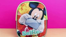 Mochila de Mickey Mouse con Huevos Kinder Sorpresa en español Frozen Soy Luna Peppa Pig Trolls-DO67df7u
