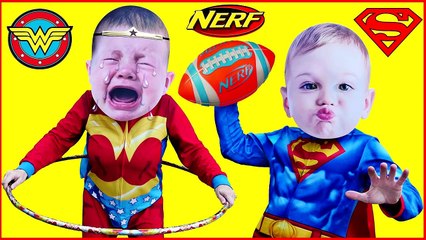 ALL STAR SPORTS Crying Babies Superheroes in Real Life CRYING BABY Compilation with Superman Batman-zFg
