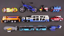 Learning Street Vehicles for Kids #3 - Hot Wheels, Matchbox, Tomica トミカ Cars and Trucks, Siku-Ap8uzQ