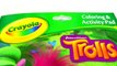 DreamWorks TROLLS Color GUY DIAMOND with CRAYOLA Coloring and Activity Pad and GLITTER-jVdeo