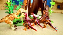 Playmobil Dinosaurs Deinonychus and Velociraptors Toys For Kids Building Set Build Review-w23kkU