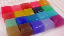 How to Make Rainbow Mini block Milk Pudding Jelly Recipe DIY 레인보우 미니 블럭 푸딩 젤리 만들기 요리 소꿉놀