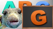 Alphabet ABC SONG with Sea Animals & Sounds - KIDS Science (Part 2)