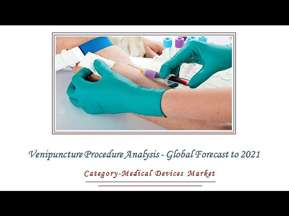 Global Venipuncture Procedure Analysis 2021: Aarkstore