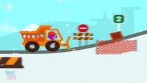 Sago Mini Holiday Trucks and Diggers | Play & Learn Build with Snow Game for Toddler App