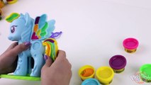 ♥ My Little Pony Pinkie Pie Play-Doh How to Make MLP Pinkie Pie Plasticine Creation