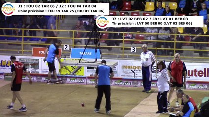 Second tour, finales National 1 féminine et masculin, France Clubs, Sport Boules, Saint-Vulbas 2017
