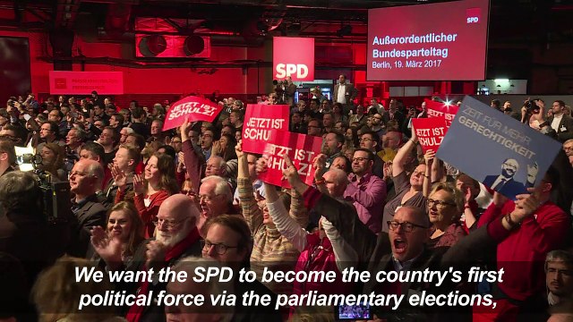 German Social Democrat Schulz chosen to challenge Merkel