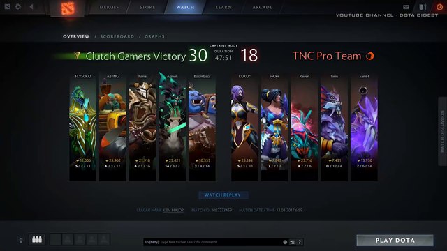 TNC vs Clutch Losers Match Kiev Major 2017 SEA Highlights Dota 2_23