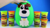 Learn Colors with Playdoh Cup Surprises - The Secret Life of Pets, Finding Dory & Angry Bi