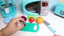 Toy Cutting Fruits & Vegetables Velcro Cooking Playset FROZEN Kitchen Toy Food Videos