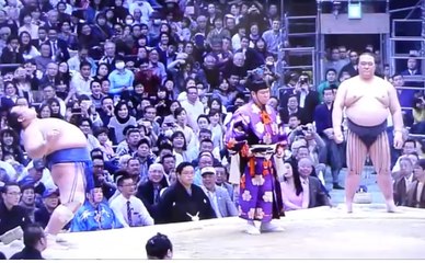 稀勢の里vs琴奨菊　大相撲春場所2017 9日目