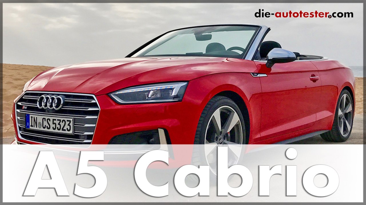 Audi S5 Cabrio Test & Fahrbericht 2017 | A5 Cabrio |Deutsch
