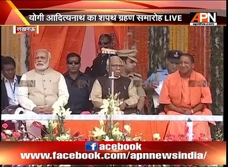 AdityanathYogi  takes charge as UttarPradesh CM