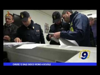 Blitz della polizia, chiuse 12 sale gioco vicino a scuole