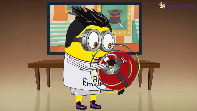 Minions Banana Hula Hoop Funny Cartoon ~ Minions Banana Collection All New Mini Movie 2017