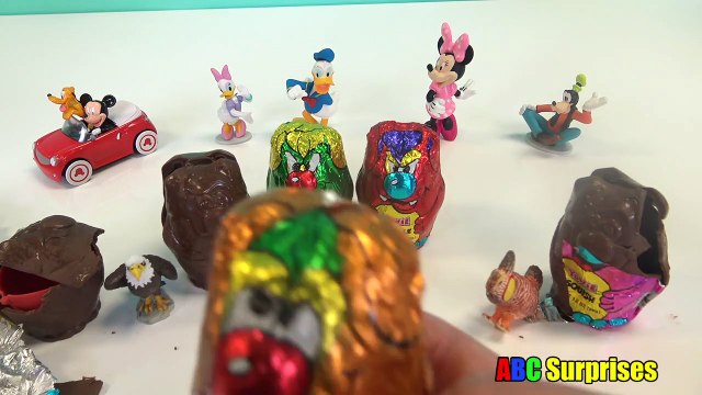 Best Learning Video for Kids Learn ANIMALS Yowie Chocolate Egg Surprise Toys ABC Surprises D