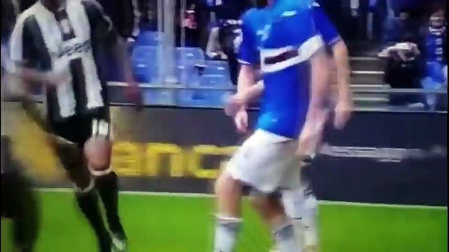 Dani Alves feigns a punch to the face