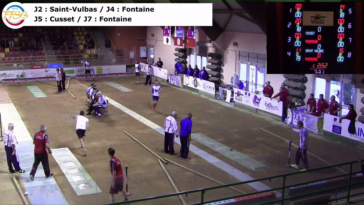 Premier tour, première épreuve, finales EF et N3, France Clubs, Sport Boules, Saint-Vulbas 2017