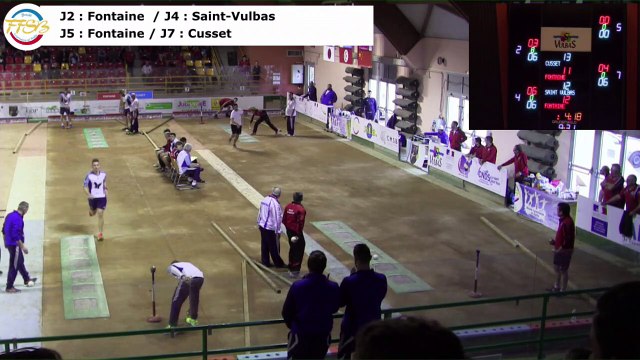 Troisième tour, tir progressif, finales EF et N3, France Clubs, Sport Boules, Saint-Vulbas 2017
