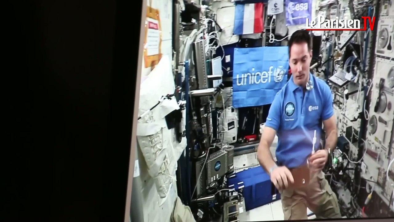 Thomas Pesquet échange en direct depuis l'espace avec des collégiens de Noyon