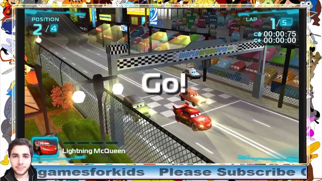 Легковые автомобили дисней для Игры в в в в Дети молния Маккуин пиксель Гонка Улица