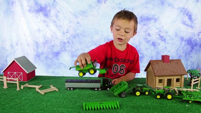 Toy Scouts boy Plays with Tractor Toys for Kids-irJhpS-V7lA