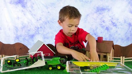 Toy Scouts boy Plays with Tractor Toys for Kids-irJhpS-V7lA