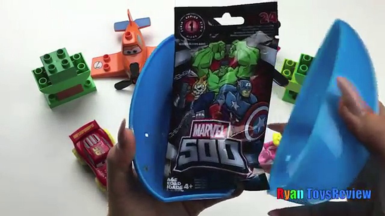 Lego Duplo Disney Planes Fire and Rescue toy for kids Egg Surprise Toys Disney Cars McQueen