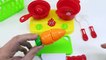 Toy Kitchen Cooking Stove for Children Cutting Fru