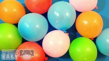 Learn Colours with Balloons Pop Drop Party! Opening Surprise Toys Balloons! Lesson 11