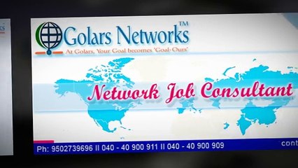 Network Training, Consultation and Job Placement - Golars Networks