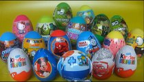 1000 huevos sorpresa! Coches de Disney AVIONES de Los PITUFOS de la Historia del Juguete de HELLO KI