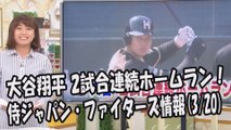 日本ハム 大谷翔平 2試合連続ホームラン！2017.3.20 侍ジャパン・ファイターズ情報 プロ野球