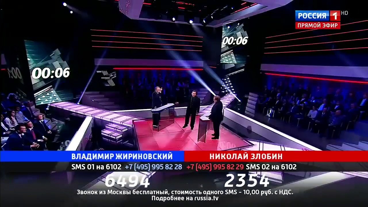 Поединок. Жириновский VS Злобин от 16.03.17. Часть 1