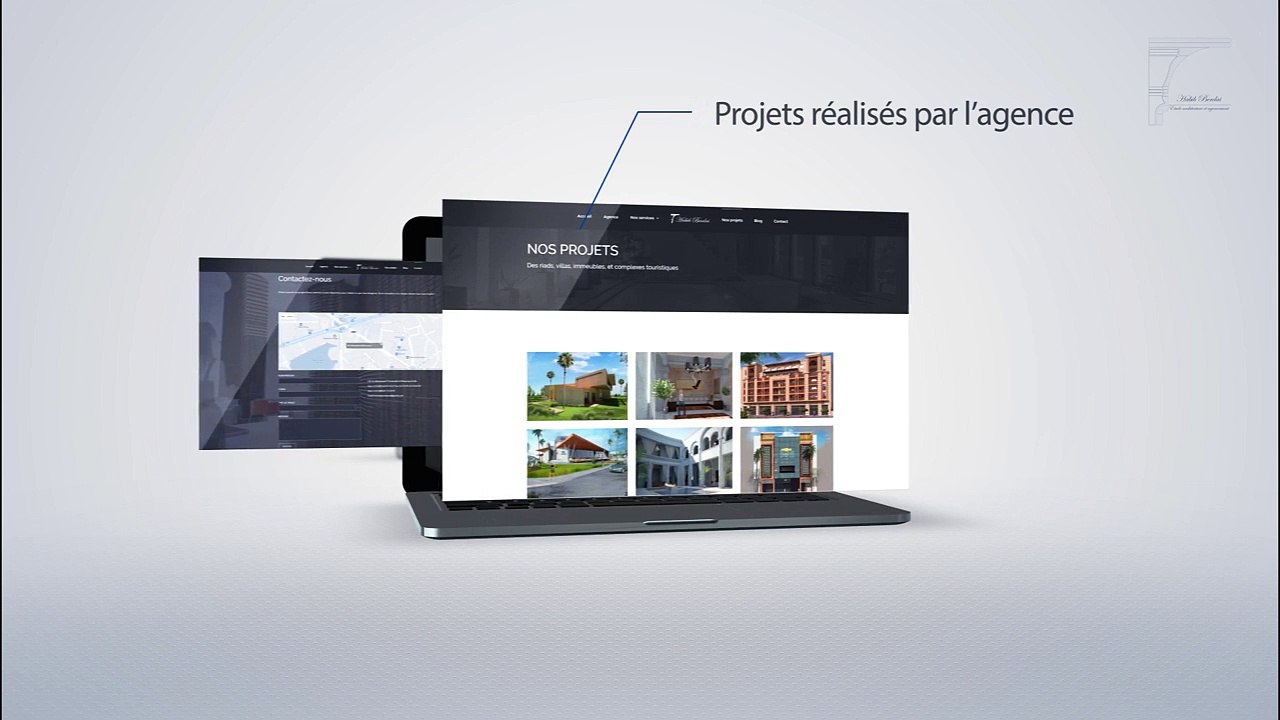 Presentation site web architecture Marrakech