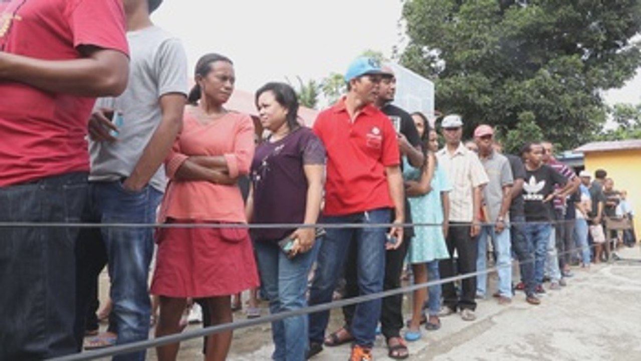 Un exlíder guerrillero, favorito en las elecciones presidenciales de Timor