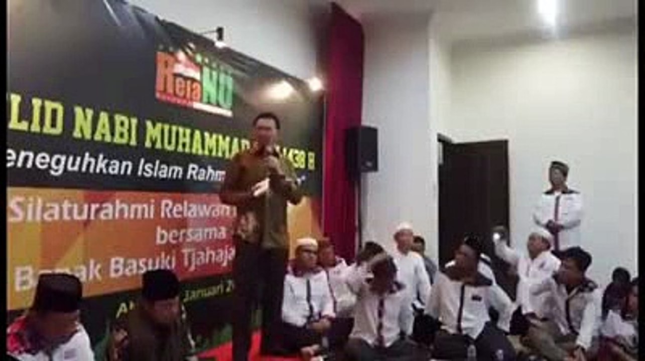 Video Tausiyah Ahok: Orang Paling Miskin di Jakarta Rata-rata Islam, Yang Nggak Sekolah Umat Islam
