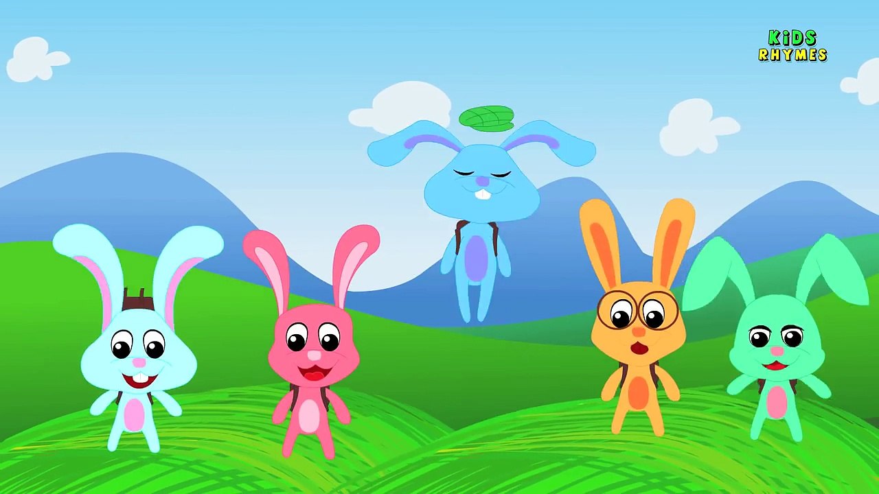 Five Little Rabbits Jumping on the Bed Nursery Rhyme + More Kids Songs From CVS 3D Rhymes