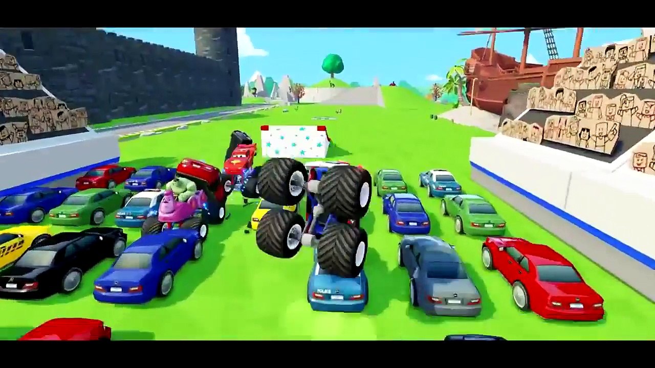 И синий легковые автомобили пользовательские весело молния Маккуин кино розовый с Девушка-паук человек-паук