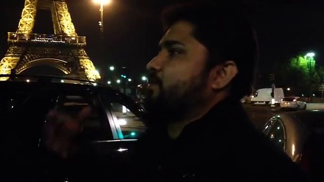 Syed Raza Abbas Zaidi and Rohollah Bahmani Irani Noha Khowan Reciting Noha Infront of Eaffil Tower