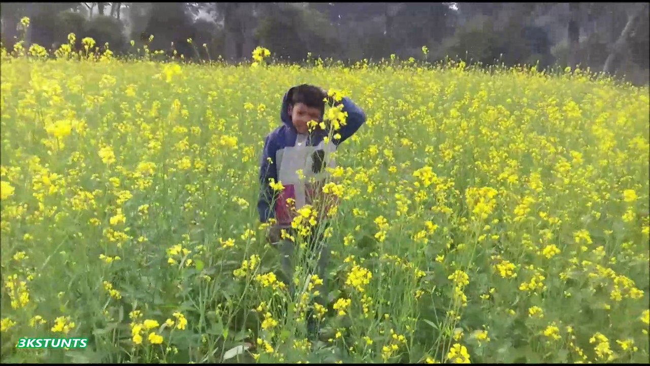 Amazing stunts by a boy in dry soil | So cute | Must watch |